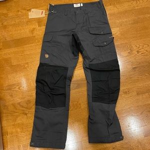 Brand new, never worn black and dark gray hiking pants.